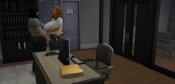  Big Ass Big Tit Detective Abused by Co-worker